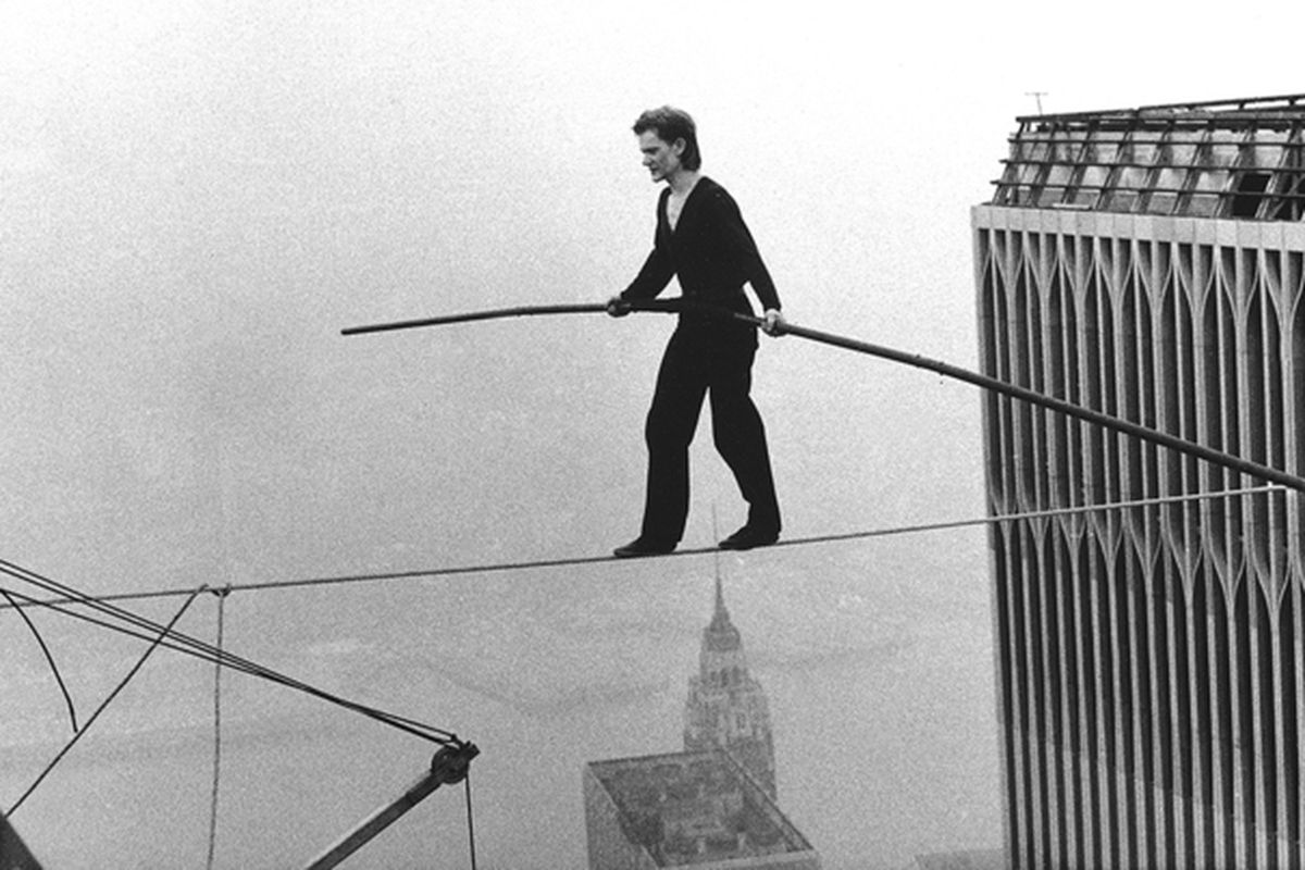 phillippe petit tightrope